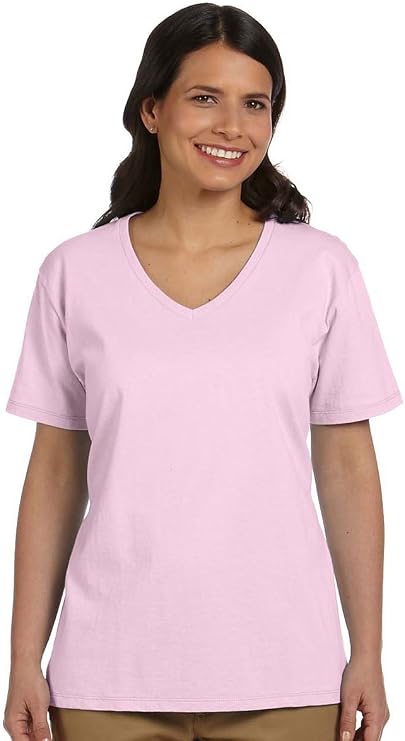 Hanes 5780 Ladies' 5.2 oz. V-Neck T-Shirt