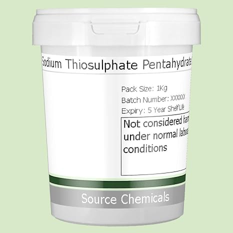 Sodium Thiosulphate Pentahydrate 99% 1Kg Including Delivery