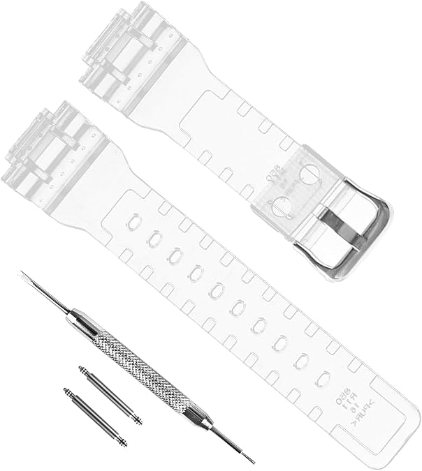 Waterproof Natural Resin Replacement Watch Strap for Women's Casio G-Shock GMA-S110 GMA-S120 GMA-S130