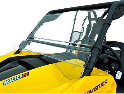 Full Tilt Hard Windshield Can-Am Maverick 1000R Max 1000R XDS XMR XXC 2013-2018 Clear Polycarbonate PC UTV Front Windshield