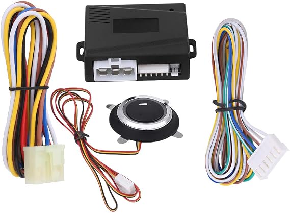 Car Remote Start, 12V Universal Car Engine Push Start Stop Button Ignition Remote Starter