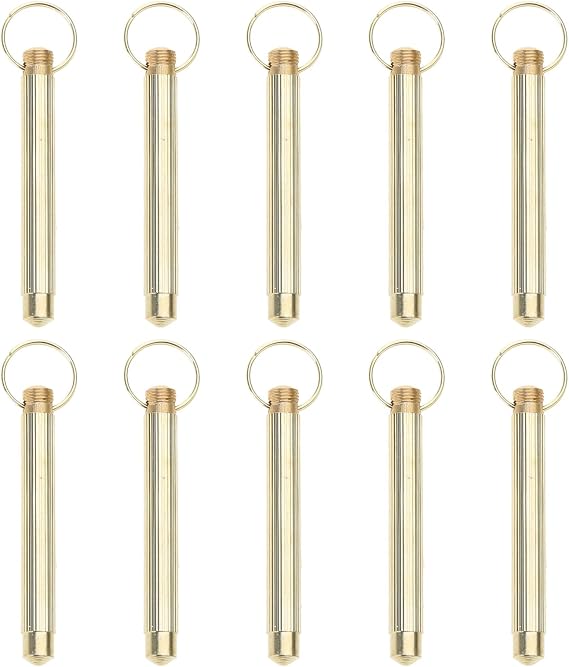 Ear Spoons 10pcs Shovel Keychain Pendant Sniffer Snorter Portable