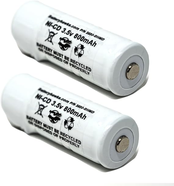 Battery Hawk (2 Pack) 72200 3.5V 800mAh Ni-CD Otoscope Medic 71000 71020 71010 1919-P-5020 N3675I B10097 B11355