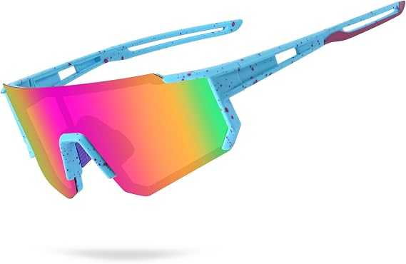 Polarized Sports Sunglasses for Men Women Youth Baseball Fishing Running Cycling Golf Trekking TAC Glasses