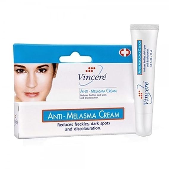 Vincere Anti Melasma Cream Reduces Freckles, Dark Spots and Discolouration 15ml