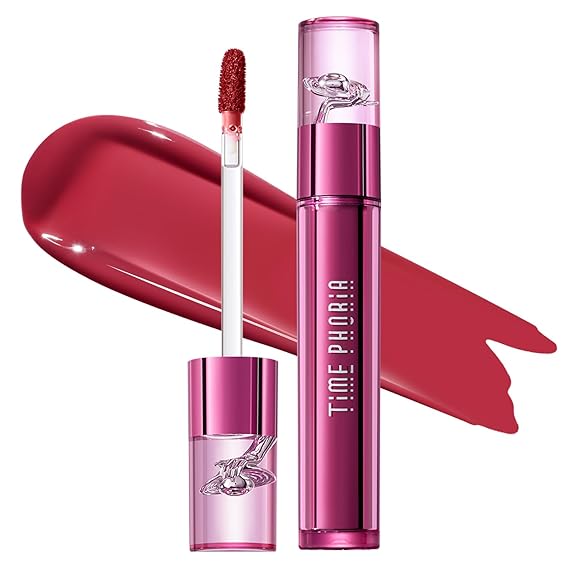 Altera Blurring Tint Lip Stain 003 Bloom, Reddish Pink Glossy to Soft Matte Finish, Blur Lip Lines, Weightless No-Sticky Airy Velvet Texture, Vibrant Hydrating Long-Lasting Lip Makeup