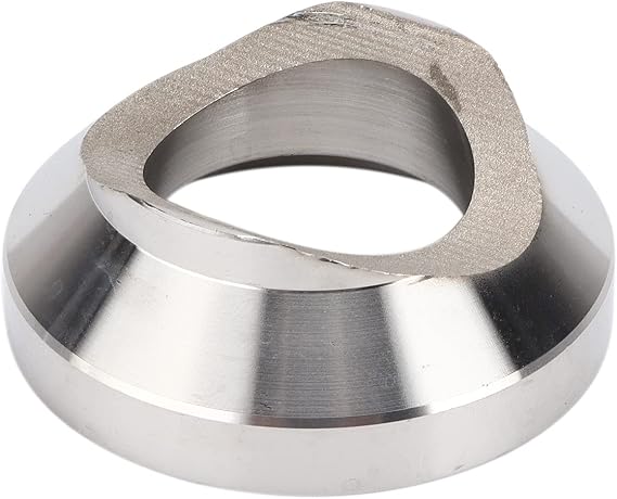 Stainless Steel Dump Valve Flange, Turbo Blow-Off Valve Adapter with Rubber for HKS Replacement, Anti Wear, Equipment for Large or Small Pipes