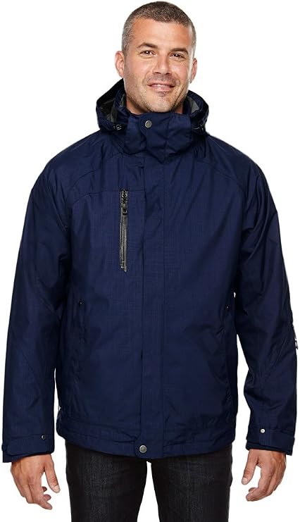 North End Men's Caprice 3-in-1 Soft Shell Liner Jacket, 4XL, CLASSIC NAVY 849