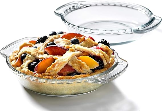 Anchor Hocking Mini Pie Plate Oven Basics, Glass, 6-Inch, Clear