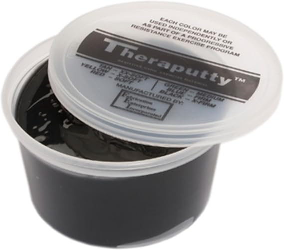 CanDo X-Firm Theraputty, 1 Pound, Black