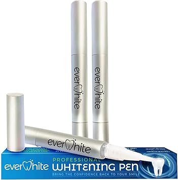 Everwhite Professional Teeth Whitening Pens (3-Pack)- 35% Carbamide Peroxide, Tooth Whitening in Under A Minute- Effective, Painless, No Sensitivity, Travel-Friendly