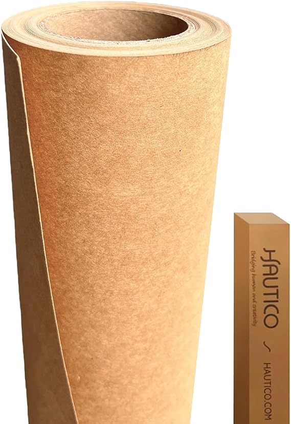 HAUTICO Pattern Making Brown Paper 15 Yards, 250g Medium Weight Sustainable Drafting Paper for Sewing, Durable Block Paper for Tracing, Altering & Pattern Drafting