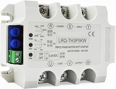 LVSEDTAL ThreeSingle Phase Motor Soft Starter Slow Start Module Solid State Relay Decompression and Step-Down Controller3 Phase 5KW Module