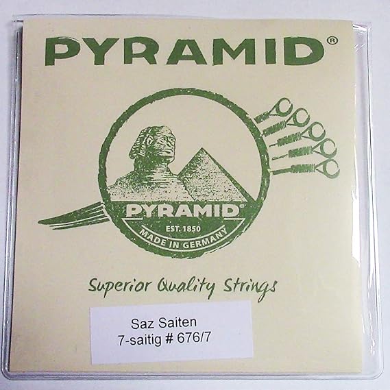 Pyramid 7- strings Saz Baglama Strings (Short)