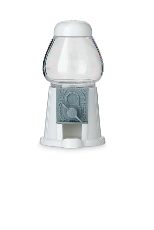Empty Classic White Gumball Machine