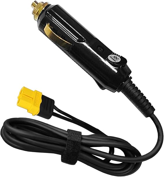 UpBright Car DC Adapter Compatible with Anker SOLIX C800 C1000 C1000X F1200 F1500 F2000 F2600 F3800 Portable Power Station A1753 A1761 A1781 A1790 XT60 Plug Solar Generator Auto Power Supply Charger