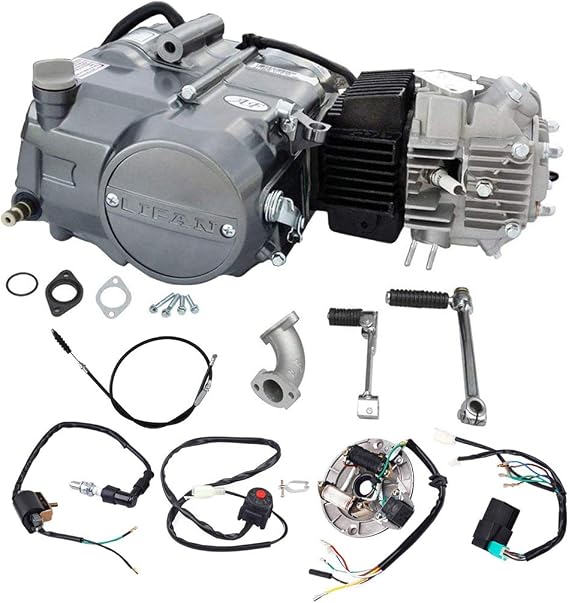 Lifan 125cc Engine Motor And Wire Harness Wiring Kit for XR50 CRF50 XR CRF 50 70 ATC70 110 ATC70 Z50 CT70 CL70 SL70 XL ST70 Dirt Pit Bike