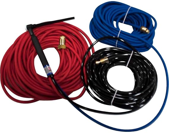 CK20 Water Cooled TIG Torch Kit, 250A, 50', 3-Pc (For Titanium), CK20-50TI
