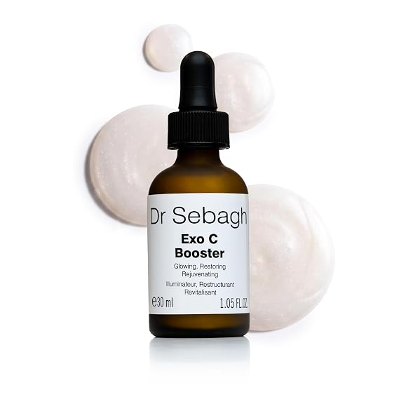 Dr Sebagh Exo C Booster 1 Fl Oz | Exosome & Vitamin C Face Serum | Brightening Anti-Ageing Serum with Plant-Derived Exosomes, Ferulic Acid & Bio-Synthesised Collagen | Firms, Brightens & Protects Skin