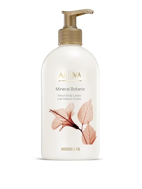 AHAVA Dead Sea Mineral Botanic Velvet Body Lotion, Hibiscus & Fig