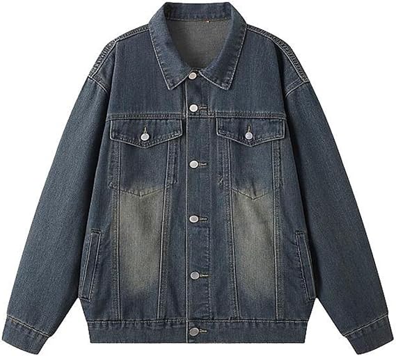 Men's Denim Jacket Male's Patchwork Short Section Coat