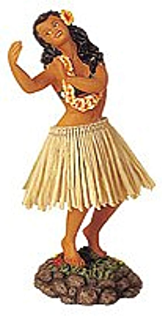 Tikimaster Dashboard Doll - Hula Girl Dancing