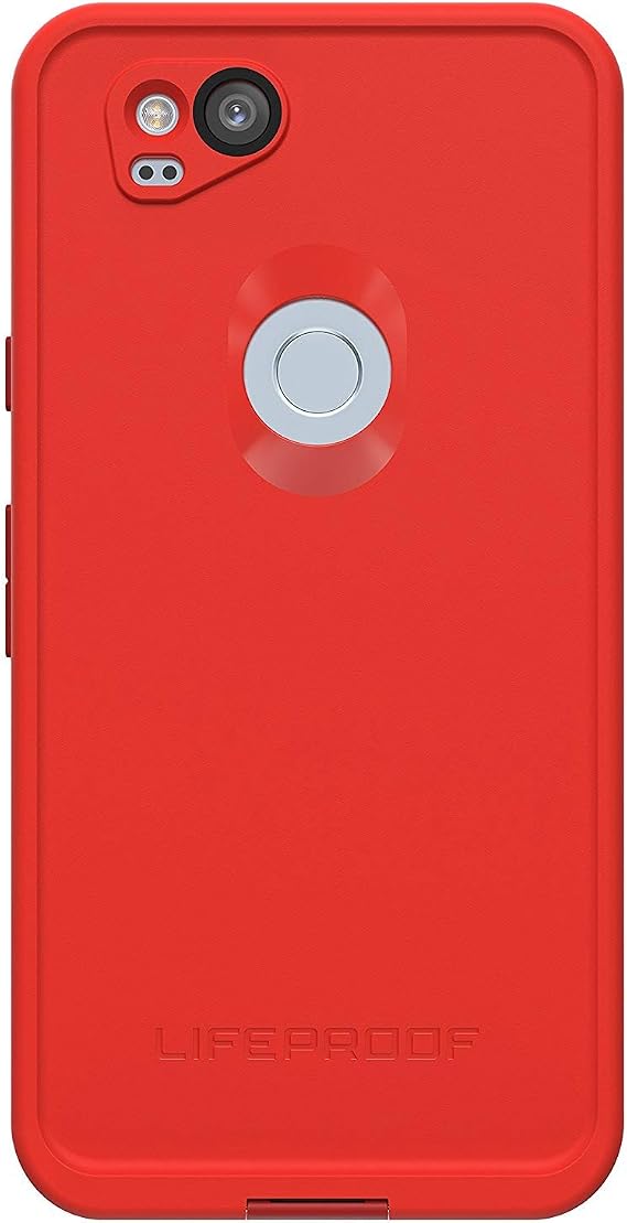 Lifeproof FRE Series Waterproof Case for Google Pixel 2 - Retail Packaging - FIRE Run (Cherry Tomato/Sleet/Molten Lava)