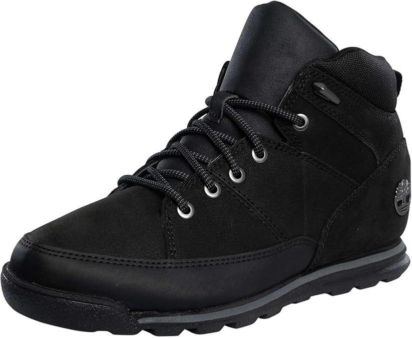 Timberland Men's Euro Rock Mid Lace Boots, Black