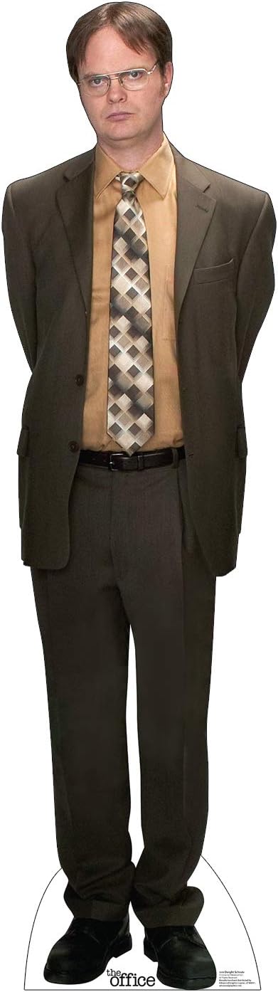 Cardboard People Dwight Schrute Life Size Cardboard Cutout Standup - The Office (TV Series)