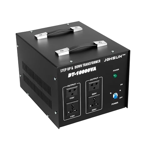 Voltage Converter Transformer 10000W Heavy Duty Voltage Converter Voltage Transformer Step Up Down 110V to 220V 220V to 110V Converter,Electrical Power Voltage Converter Transformer