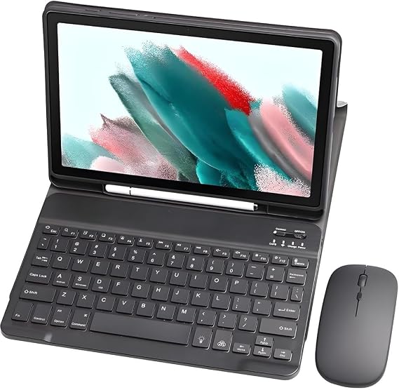 Keyboard Case for Samsung Galaxy Tab S10 FE / S9 FE / S9 / S8 / S7 10.9" / 11" Tablet Case with Detachable Wireless Keyboard