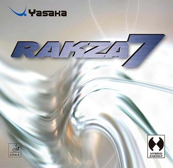 Yasaka Rakza 7 Table Tennis Rubbers (Red, 1.8)