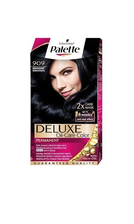 Palette Deluxe 909 Magical Blue Black Permanent Hair Color