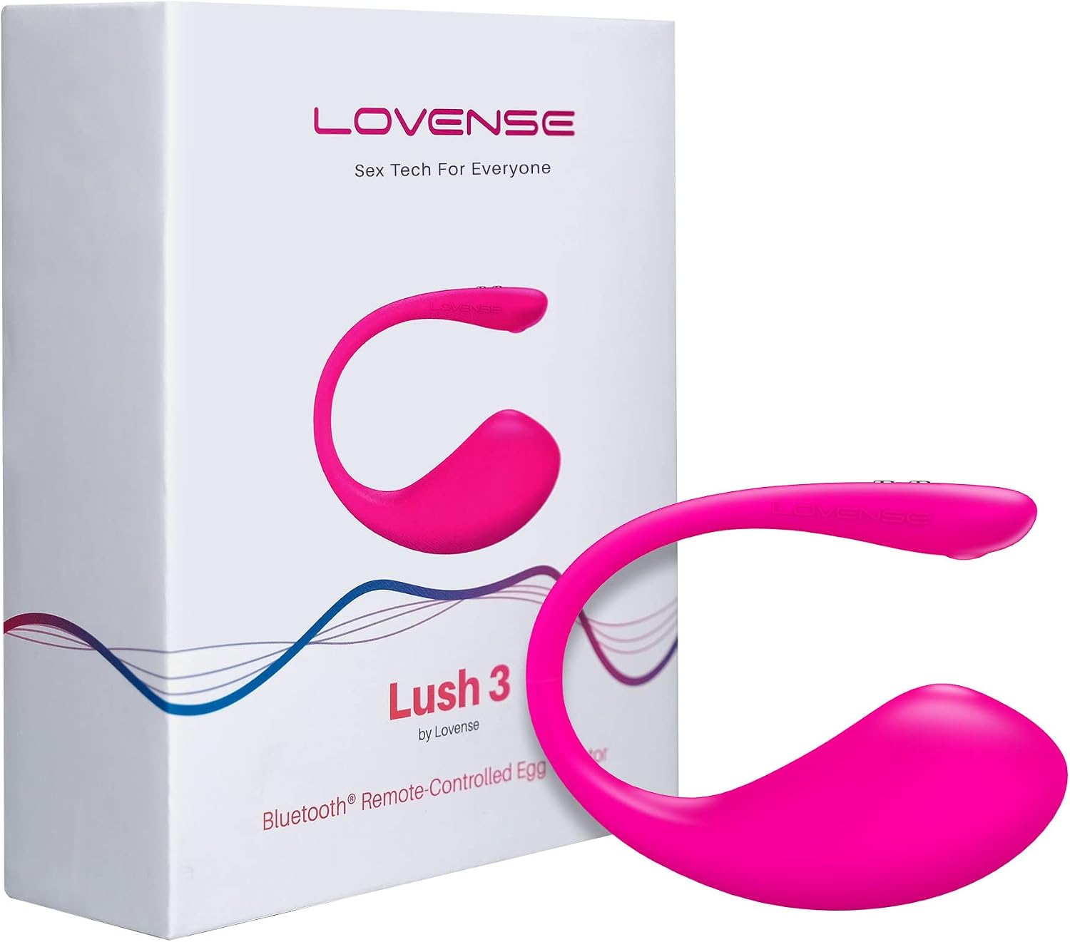 LOVENSE Wearable Lush 3.0 Couples Vibrator Bluetooth Massager Adult Toys for Women