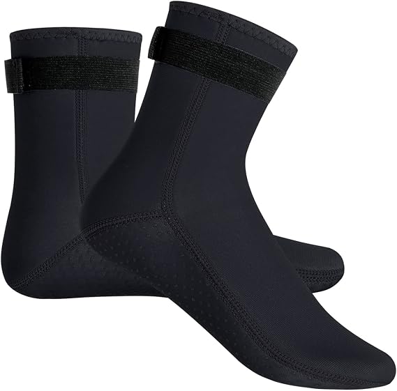 5mm Neoprene Diving Wetsuit Socks, Thermal Anti-Slip