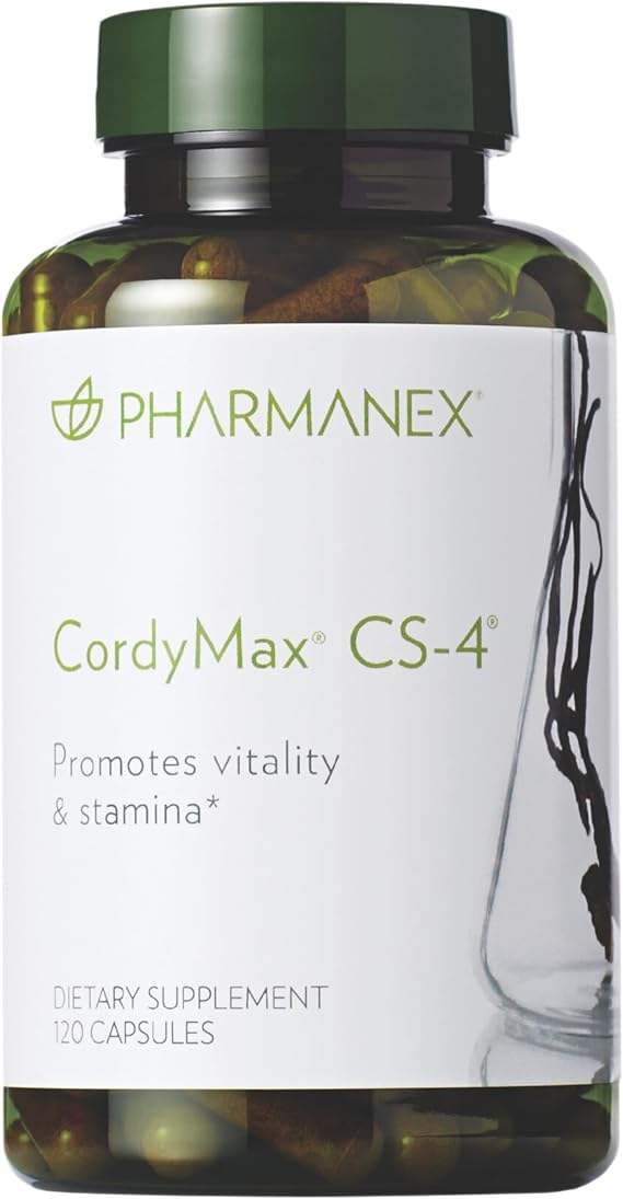 Nu Skin CordyMax Cs-4 Dietary Supplement | 120 Capsules | Proprietary Cordyceps Sinensis extract for daily wellness and general vitality