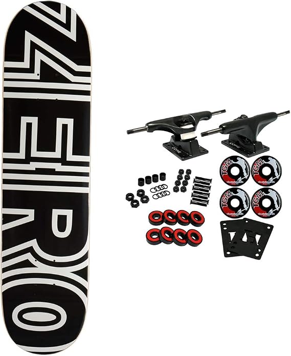 Zero Skateboard Complete Bold Black 8.0"