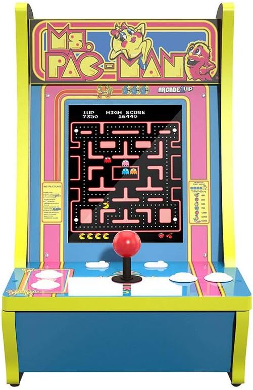 Arcade1Up Miz Pacman Countercade - 4-in-1 Games