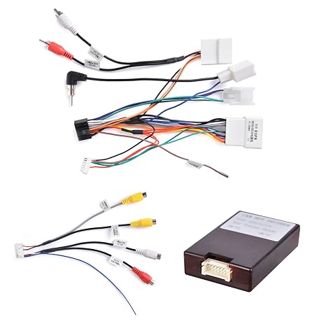 Wiring Harness for Toyota J-B-L Stereo Radio, 16-Pin Harness with Canbus, Compatible with Toyota Camry Corolla RAV4 Lexus Tundra Highlander Vios Yaris Sienna Hilux Prado Fortuner