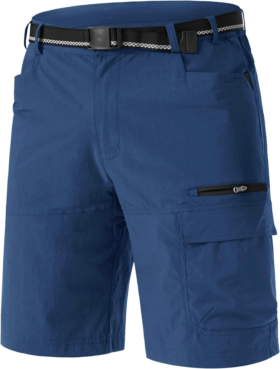 TACVASEN Mens Summer Outdoor Shorts Quick Dry Cargo Casual Work Hiking Shorts NO Belt