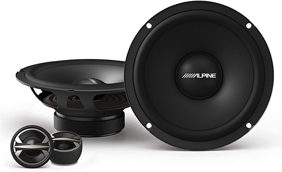 Alpine EL-E65C-G 6.5 Component 2-Way Speaker Set, Pair