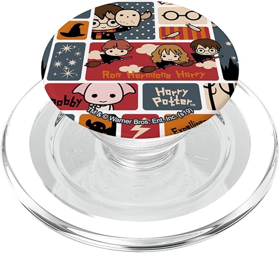 Harry Potter Cute Chibi Pattern PopSockets PopGrip for MagSafe