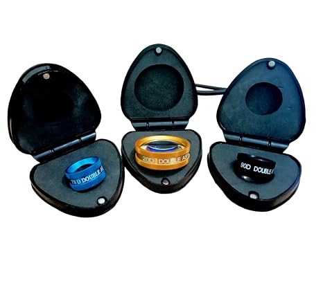 Double Aspheric Lens Pack, 20D, 78D and 90D, Set of 3