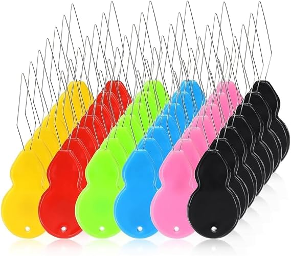 36 Pcs Needle Threaders Set, Gourd Shaped Needle Threaders Hand Sewing, Easy to Insert Sewing Machine Needle Threader, Used for Hand Sewing Cross Stitch Repair Mending Clothes DIY Multiple Colour