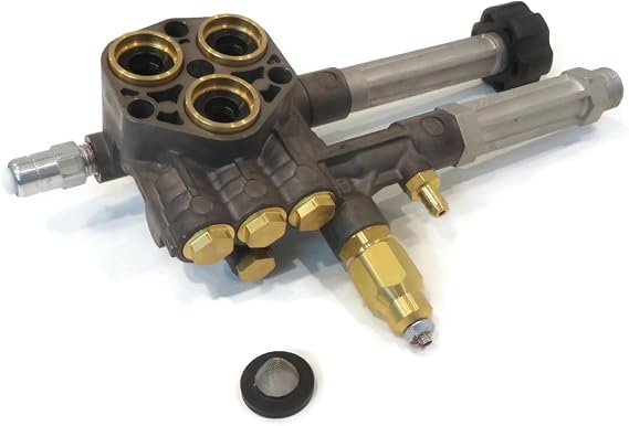 Annovi Reverberi Complete Replacement Pump Head AR43361 for SRMW2.4G28 | OEM with Unloader & Relief Valves
