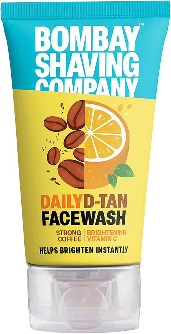 Bombay Shaving Co Coffee Face Wash for Men & Women - Deep-Cleanses, De-Tans & Blackhead Removal | Made in India-100g