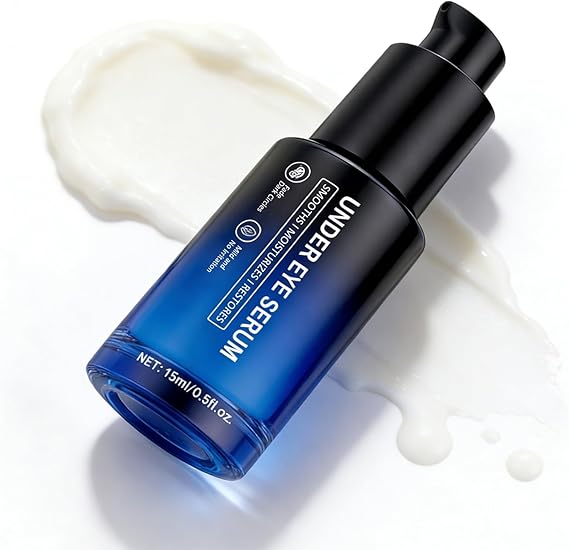 Based Under Eye Elix, Mens Eye Cream For Dark Circles And Puffy Eyes, Eye Cream Anti Aging, Mens Eye Bags Remover, Anti Wrinkle Cream, Hydrating & Revitalising With Caffeine, Korean Skincare (1 Piece)