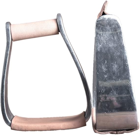 HILASON Western Horse Saddle Aluminium Stirrups Pair
