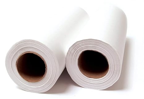 TIDI 618 Avalon Single-Use Chiropractic Headrest Paper Roll, White, 8.5 x 125 (Pack of 25) Premium Crepe Paper Hygienic Barrier for Chiropractic Offices & More Medical Supplies