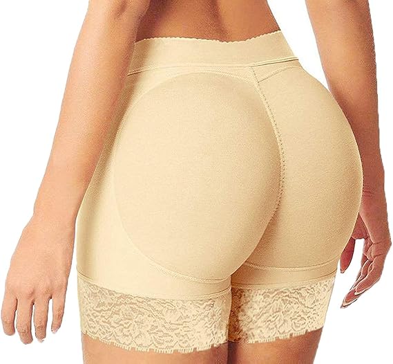 Women's Butt Lifter Lace Boy Shorts Body Shaper Enhancer Buttocks Seamless Panties Boyshorts Underwear